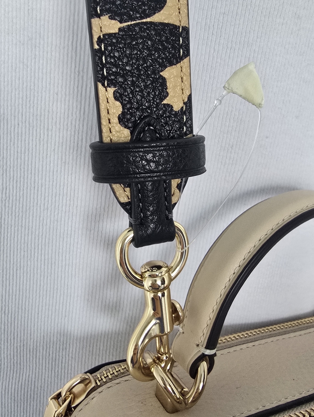 Coach Leather Leopard Print Replacement Reversible Adjustable Bag Strap - Picture 13 of 16